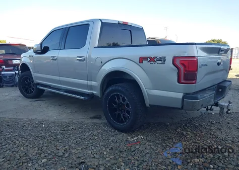 2015 Ford F-150 Lariat из США, поврежденный, VIN 1FTEW1EGXFFA98928